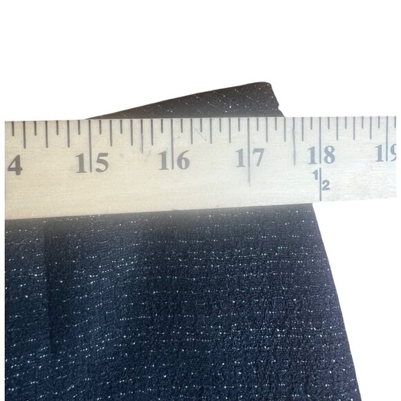 Kasper Womens Time to Shine Black/White Sparkle Suit Set Size 14P - Picture 3 of 16